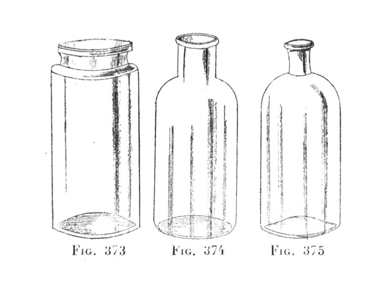 3 bocaux de verre du Catalogue général illustré Raoul Neveu